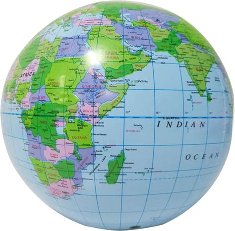 Geography & History Toys & Hobbies 7 Inflatable World GLOBE Map Atlas ...