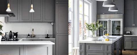 A moody kitchen can be of any style, the main idea is the color scheme and the atmosphere it creates. Top 50 Best Grey Kitchen Ideas - Refined Interior Designs
