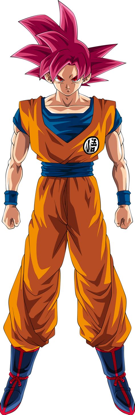 Goku Super Saiyan God 2 Shintani Palette By Thetabbyneko On Deviantart