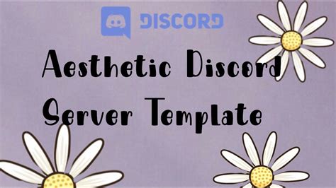 Aesthetic Discord Server Template 3 Discord Server Template Youtube