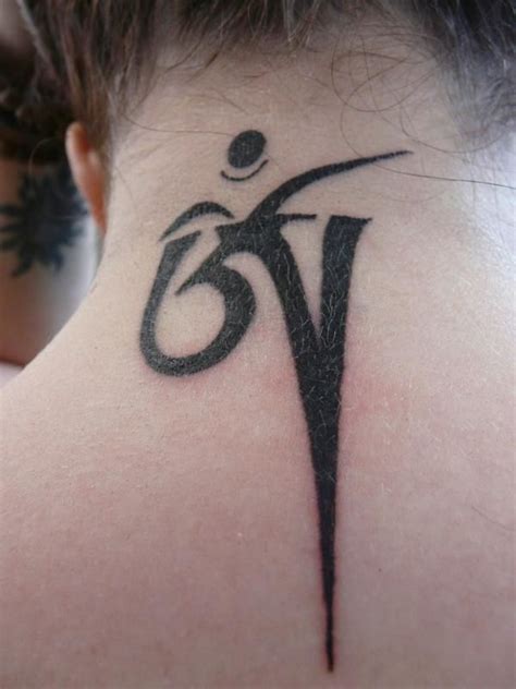 Tibetan Om Symbol Tattoo