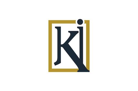 premium vector elegant simple initials monogram letter j and k logo design