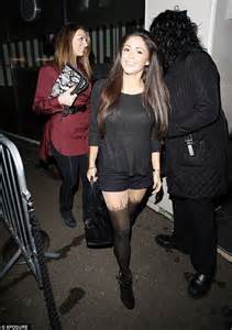 Casey Batchelor Steps Out In Paris Skyline Tights As She Parties With