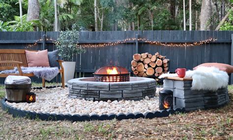 Fire Pit With Built In Seating — Little Red Industries