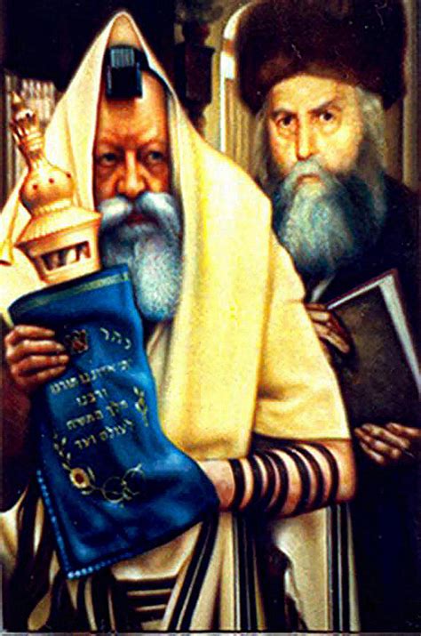 Lubavitcher Rabbis Schneerson Painting By Eduard Gurevich Fine Art