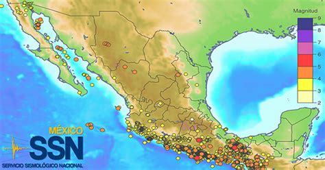 The national seismological service is a seismological organization in mexico that studies and records earthquake activity within the country. SSN - Resumen mensual de sismicidad | UNAM, México