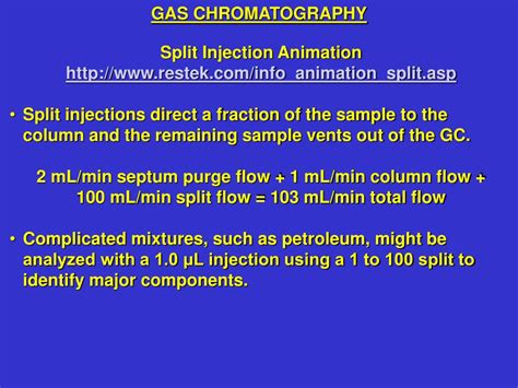 Maybe you would like to learn more about one of these? PPT - Gas chromatography = separation Mass spectrometry = detection PowerPoint Presentation - ID ...