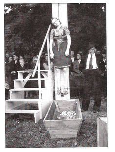 Herta Ka Parov Shortly After Her Execution In She Was Hung At The Age Of In