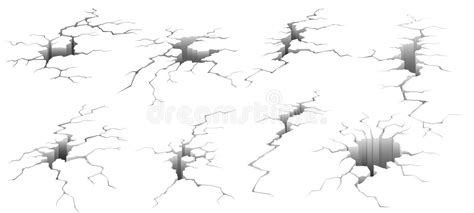 Earth Ground Crack Earthquake Stock Illustrations 2927 Earth Ground