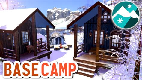 Mt Komorebi Base Camp Rebuild Mt Komorebi The Sims 4 Snowy
