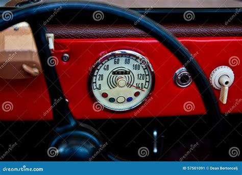 Vintage Speedometer Stock Image Image Of Dash Speed 57501091