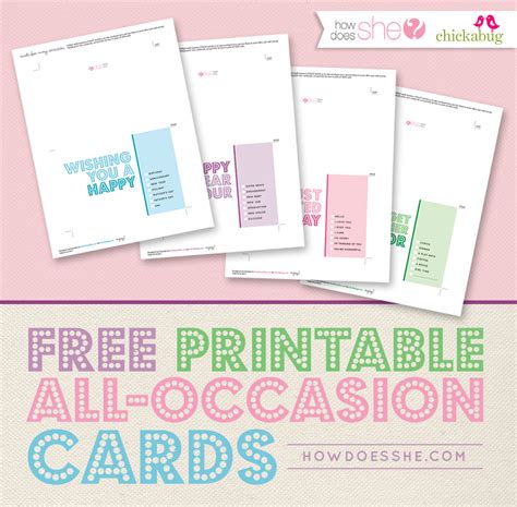 Free Printable Cards For All Occasions Baby
