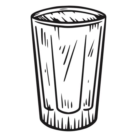 Drinking Glass Hand Drawn Png And Svg Design For T Shirts