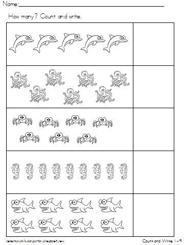 Rote Counting Worksheets For Preschoolers - skip counting