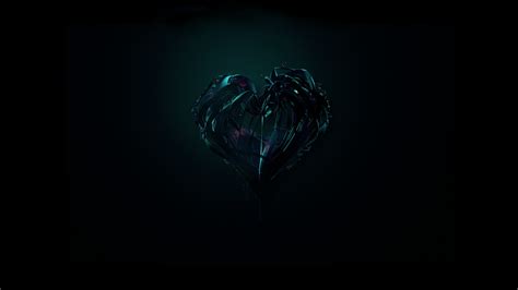 70 Hearts With Black Background On Wallpapersafari