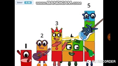 The Numberblocks Doing High Speed French Tain Youtube