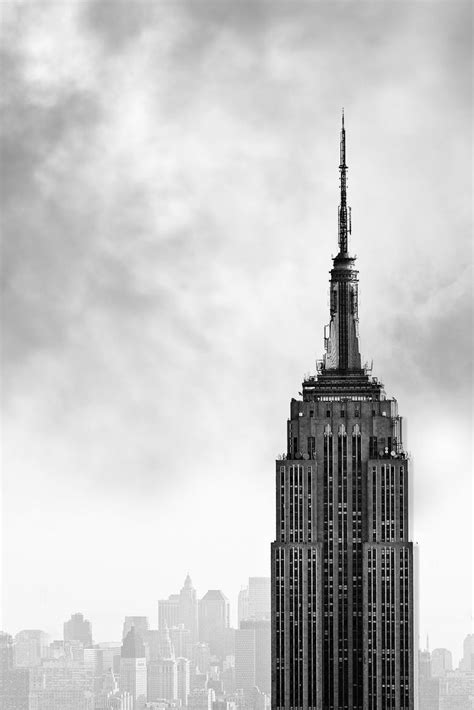 We determined that these pictures can also depict a empire state building. Empire State Building in black & white | Empire state ...