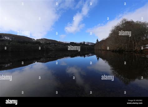 Loch Faskally Pitlochry Scotland February 2018 Stock Photo Alamy