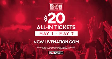 news live nation canada announces 2019 national concert week scene in the dark