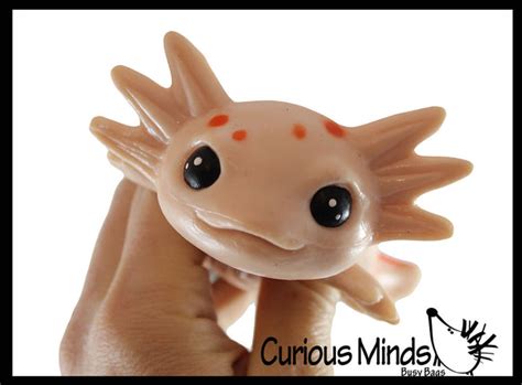 Axolotl Cute Sea Creatures Stretchy And Squeezy Toy Crunchy Bead Fil