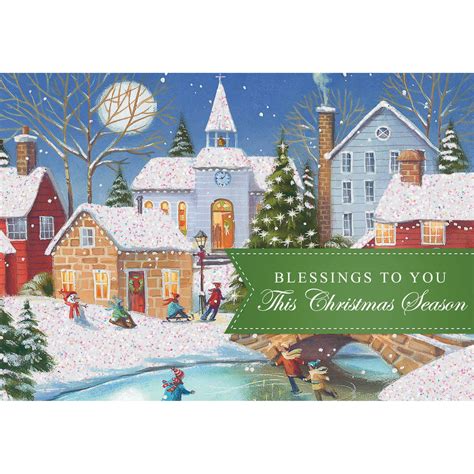 We continue to bring the best captions, message and design. DaySpring Inspirational Boxed Christmas Cards, Village Scenes, 18pk - Walmart.com - Walmart.com