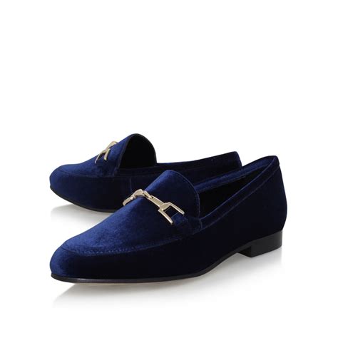 Liberace Blue Flat Loafer Shoes By Carvela Kurt Geiger
