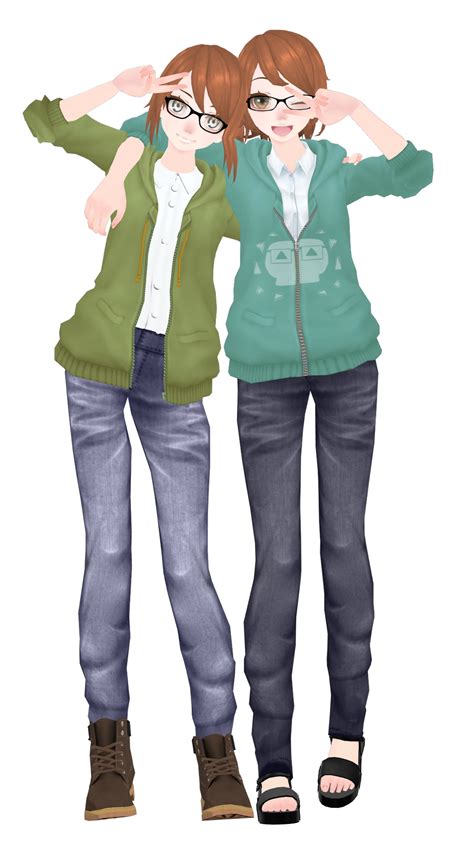 Mmd Model Old And New Selfmodel Comparison By Rinartworks On Deviantart