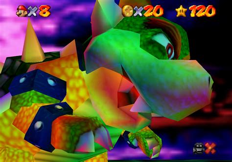 Image Rainbow Bowser N64png Super Mario 64 Official Wikia Fandom