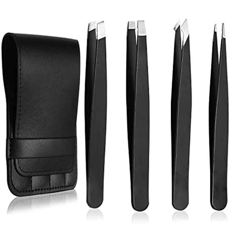 new tweezers set professional stainless steel tweezers for eyebrows great precision for facial