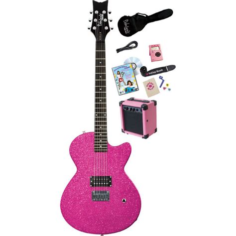 Disc Daisy Rock Debutante Rock Candy Electric Guitar Pack Pink Na