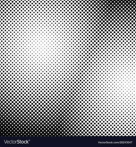 Retro Abstract Halftone Dot Background Pattern Vector Image