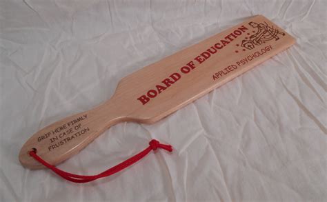 Board Of Education Vintage Look Retro Laser Engraved Spanking Paddle Etsy