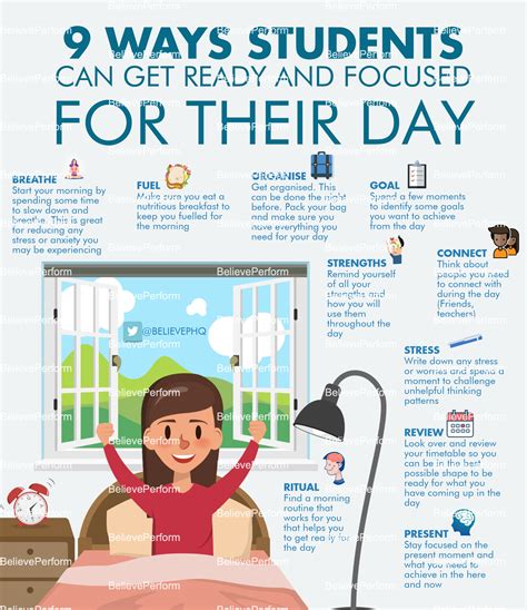 9 Ways Students Can Get Ready And Focused For Their Day