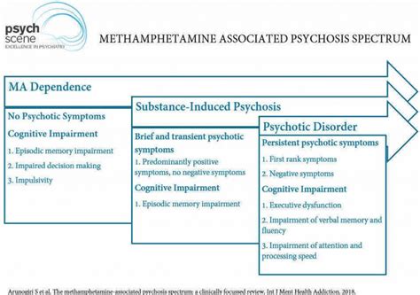 Methamphetamine Associated Psychosis Map The Clinical Spectrum