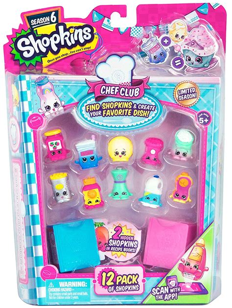 Shopkins 12 Pack Series 9 Shopkins Series 7 Playset Pack Of 12 Characters