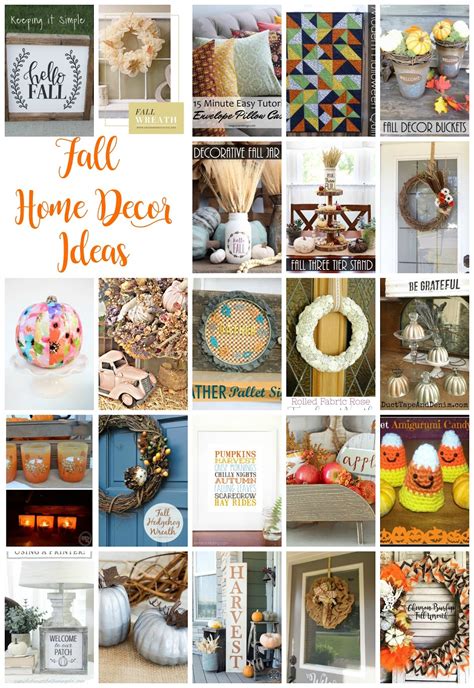 Fall Home Decor Ideas Mmm 400 Block Party Keeping It Simple Crafts