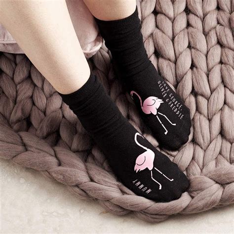 Solesmith Personalised Flamingos In Love Socks Affiliate Flamingo Socks Personalised