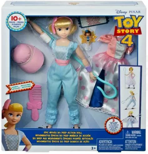 Bo Peep Doll Poseable Disney Pixar Toy Story 4 Epic Moves Giggle Mcdimples New 3295 Picclick