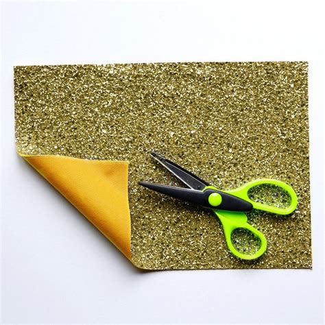Glitter Fabric Metallic Pale Gold 100cm X 137cm Jr08977 Etsy