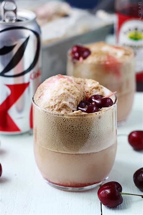 Cherry Vanilla Coca Cola Ice Cream Floats