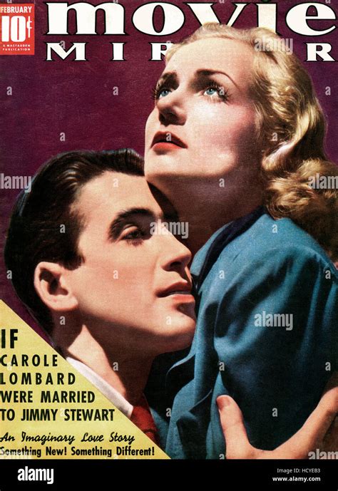From Left James Stewart Carole Lombard In Made For Each Other Movie