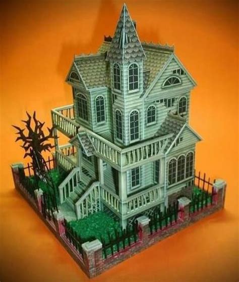Papermau Halloween Special Four Haunted Houses Paper Models By