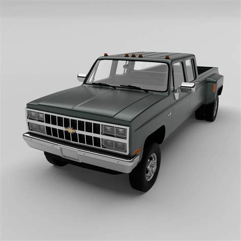 Chevrolet K30 Crew Cab 1989 - 3D Model by artgeorg