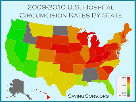 USA Circumcision Rate 2009 2010 1600x1200 R MapPorn