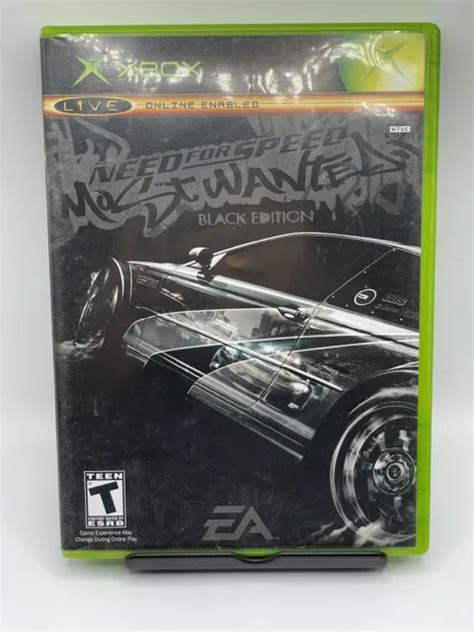 NEED FOR SPEED Most Wanted Black Edition Microsoft Xbox NO GAME DISC PicClick