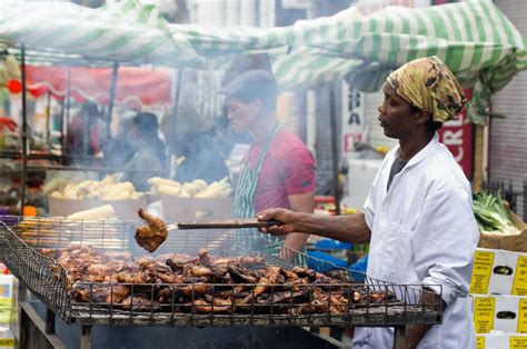 history and how to eat jamaican jerk and festival bread