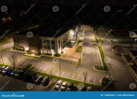 Aerial Photo Apogee Pool Deck Miami Beach Condominium Royalty Free