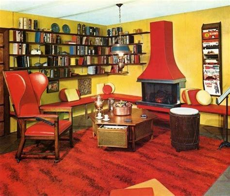 retro color 10 red and pink rooms from the 1960s retro interior design retro interior
