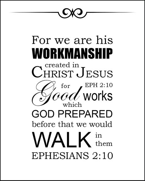 Ephesians 210 We Are His Workmanship Bible Verse Svg And Cut Files For