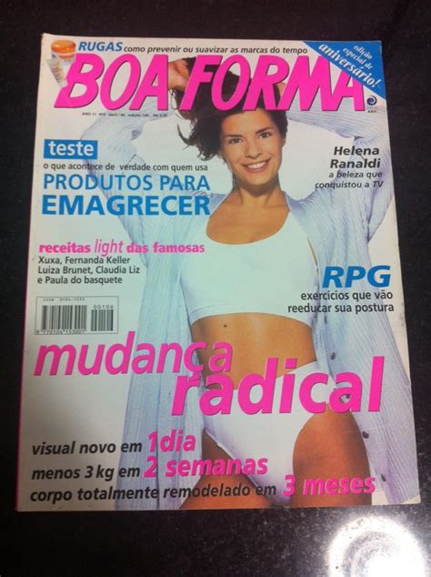 Revista Boa Forma Helena Ranaldi Attiz Gata Musa Da Tv Globo R 600